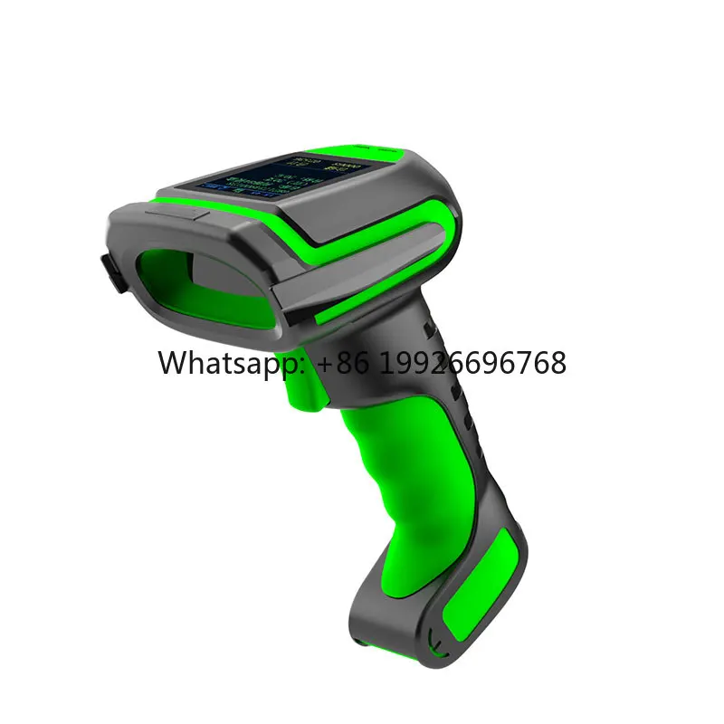 Industrial ABS Material 5000 Times Rolling for 1.77 Inch Display 2D USB Stock Rugged Barcode Scanner for Asset Tracking