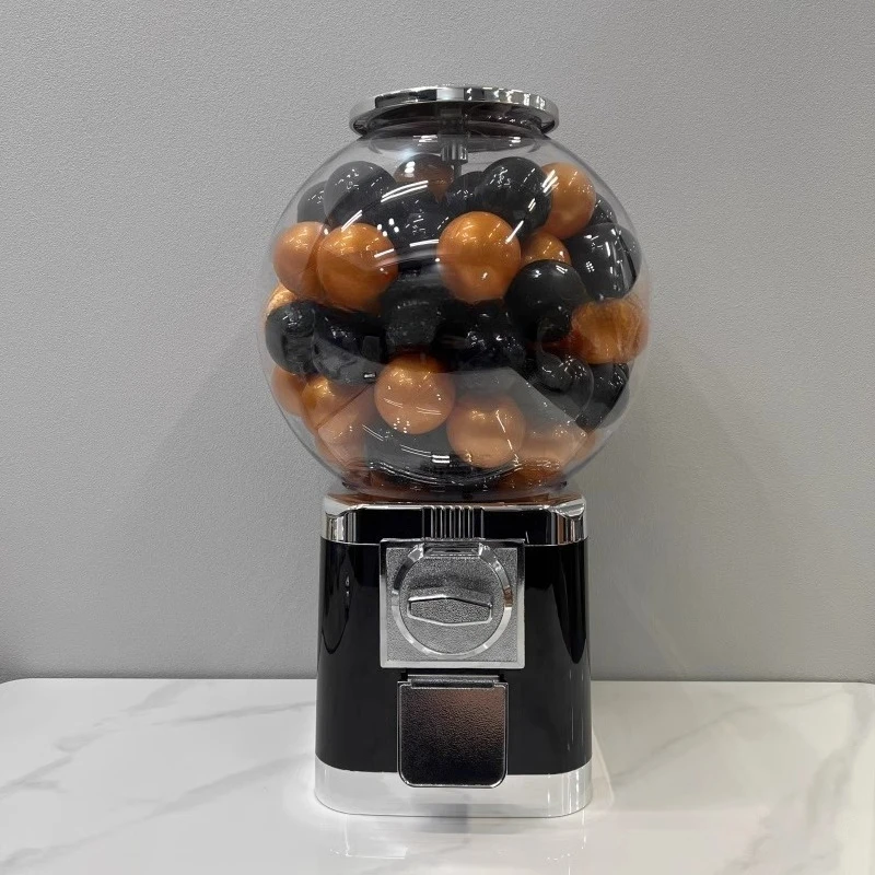 

black egg twisting machine, small commercial children's desktop toy machine, round candy machine, opening lottery