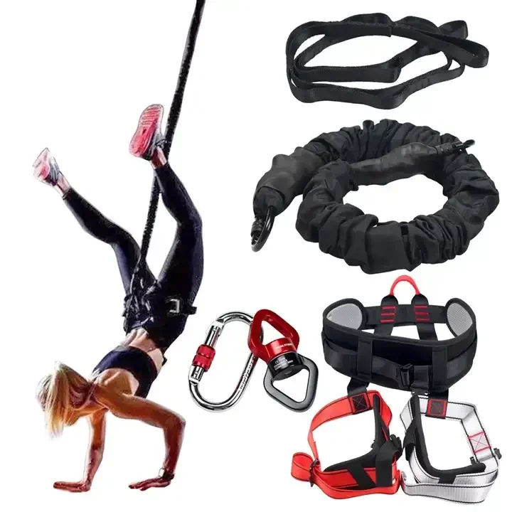 Bungee Dance Safety Climbing harness Workout Fitness Aerial Anti-gravity Yoga harness Resistance Band Home Gym Equipment