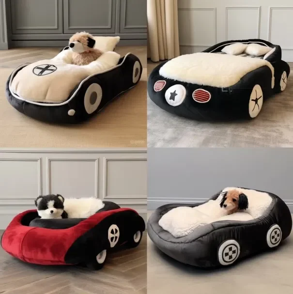 Cross-border original hot sale, human dog bed, sports car pet nest, oversized pet sofa, indoor pet