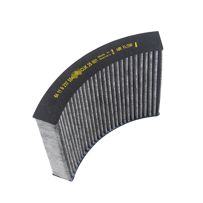 Car Accessories Activated Carbon Cabin Filter OEM 64119237554 for BMW 1/ 2/ 3 Series F20 F21 F22 F30 F35 4 Series F32 F33 F82