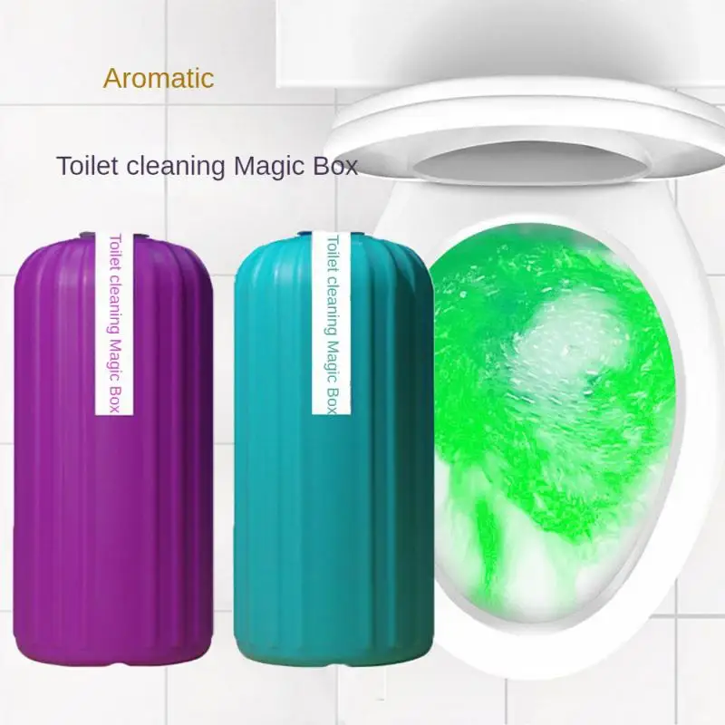 Automatic Blue Toilet Tank Cleaner Gel WC Bowl Cleaning Deodorant Tools Household Bathroom Toilet Odor Fresher Wash Deodorizer