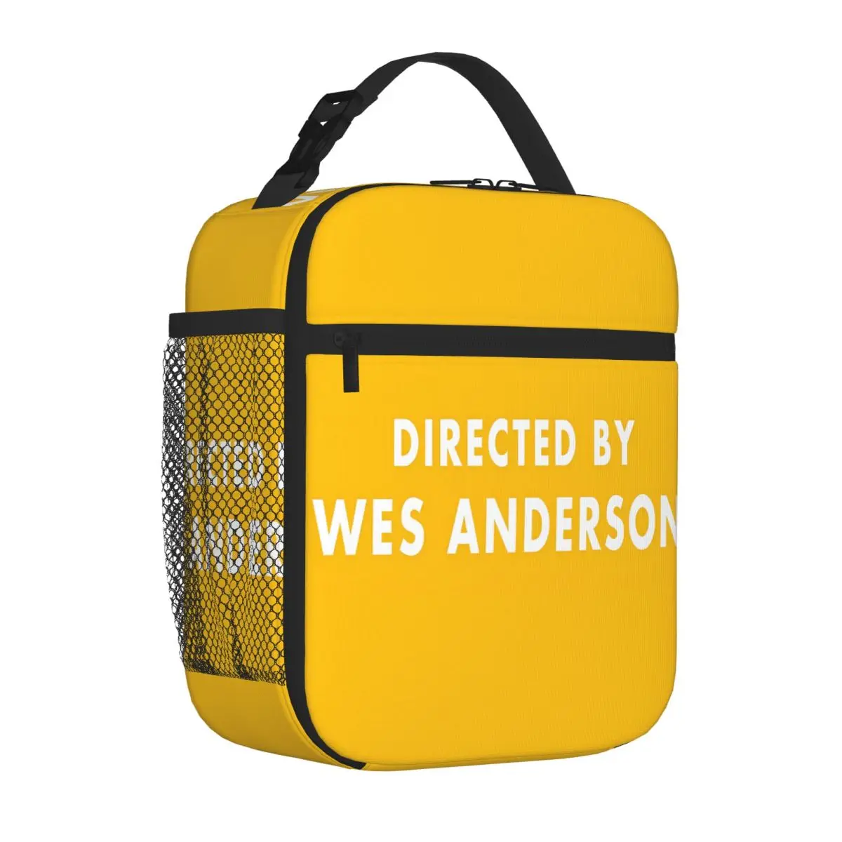 Bestselling Directed By Wes Anderson - Mustard Minimalist Insulated Snack Tote Kindergarten Snack Meal Prep Bag