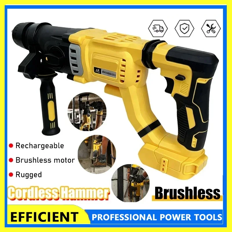 Fit DEWALT DCH263 20V Max Brushless Cordless Martelo Rotativo SDS plus D-Handle Martelo Elétrico Parede Concreto Broca Buraco Ferramenta Elétrica