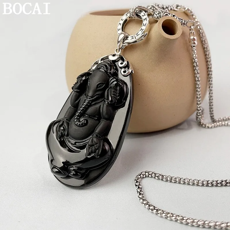 gioielli-bocai-in-argento-sterling-s925-stile-vintage-intarsiati-con-ossidiana-ciondolo-a-forma-di-tromba-di-elefante-dio-della-ricchezza-regalo-selezionato