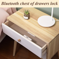 Smart Drawer Cabinet Lock Keyless Bluetooth-compatible Smart APP Unlock Anti-Theft Child  Security