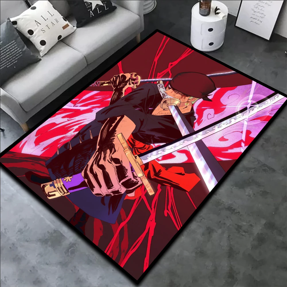 One Piece Animes Rug Zoro Ace Nami Luffy Figure Popular Style Nika Customize Cartoon Rug Handmade Carpet Area Rug for Home Decor