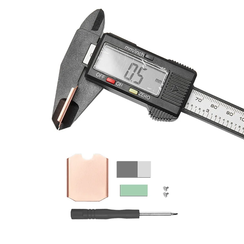 M.2 2230 SSD Heatsink M2 Nvme Solid-State Hard Disk Copper Radiator For 2230 SSD Heat Sink Game Console Thermal Pad,A Durable