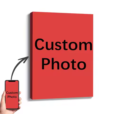 Custom Canvas Painting Photos with frameless poster,Custom Wedding Photo,idea gift,Personalized Canvas Painting