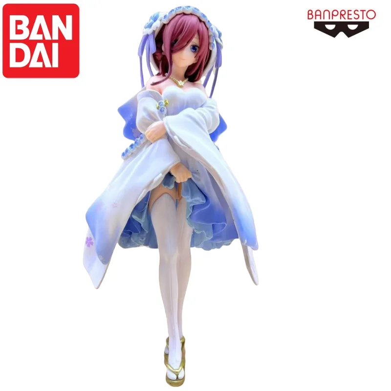

Bandai в наличии, оригинальная модель куклы Banpresto Nakano Miku, новая фигурка в штучной упаковке, анимационные периферийные устройства, персонажи аниме