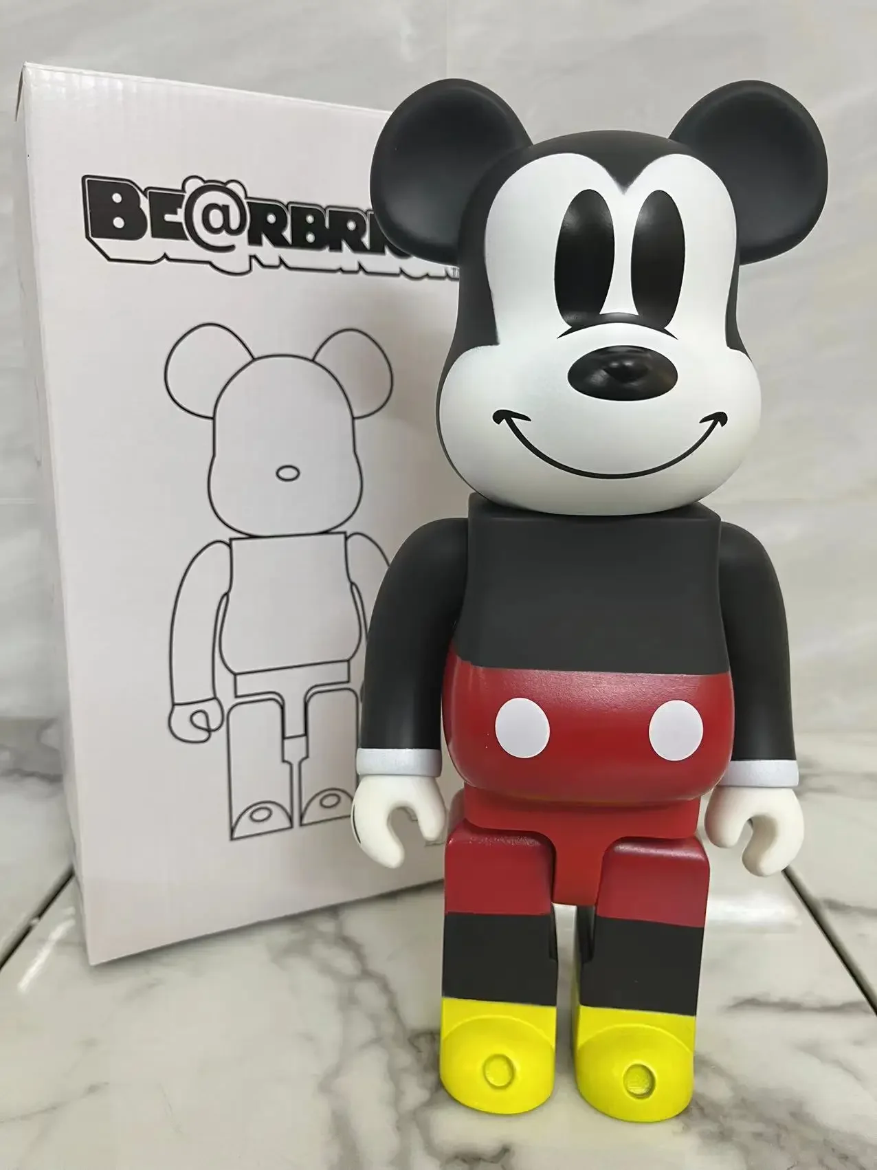 

28 см 400% Bearbrick Бэтмен украшения для комнаты фигурки героев аниме Статуэтка модели куклы детские подарки