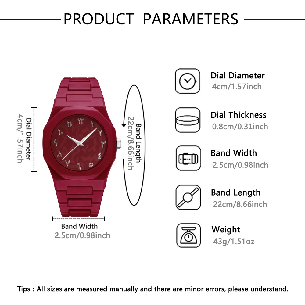 Couple's new handsome and fashionable quartz watch fashion set alloy dial daily wear birthday party New Year's Day Christmas and