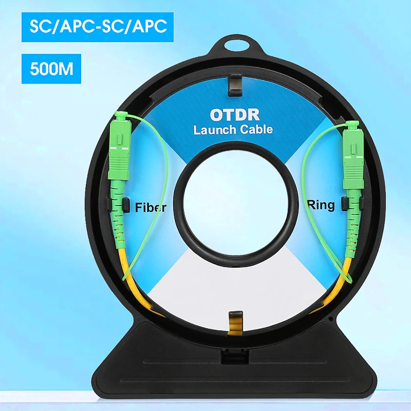 SC-UPC/APC Mini OTDR Dode Zone Eliminator Vezelringen 150M~2km (optioneel) Glasvezel OTDR Launch Kabelbox