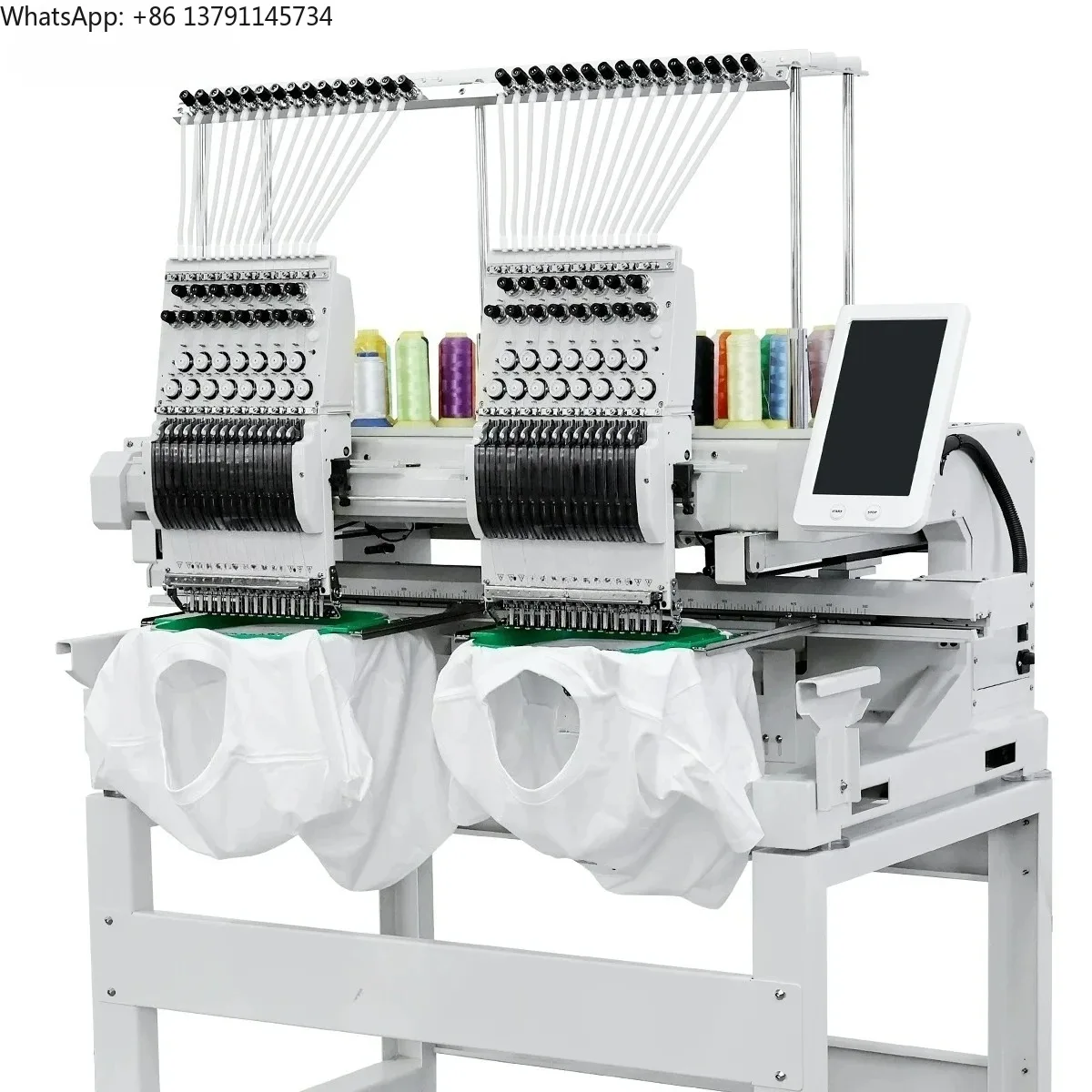 

Customized Professional 2 Heads Embroidery Machine For Commercial And Industrial Use