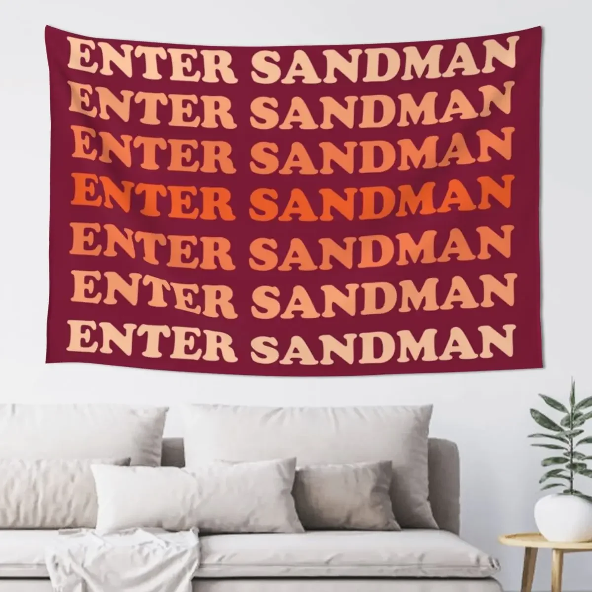 

Enter Sandman Ombre Tapestry Decoration For Home Room Decor For Girls Home Decoration Tapestry