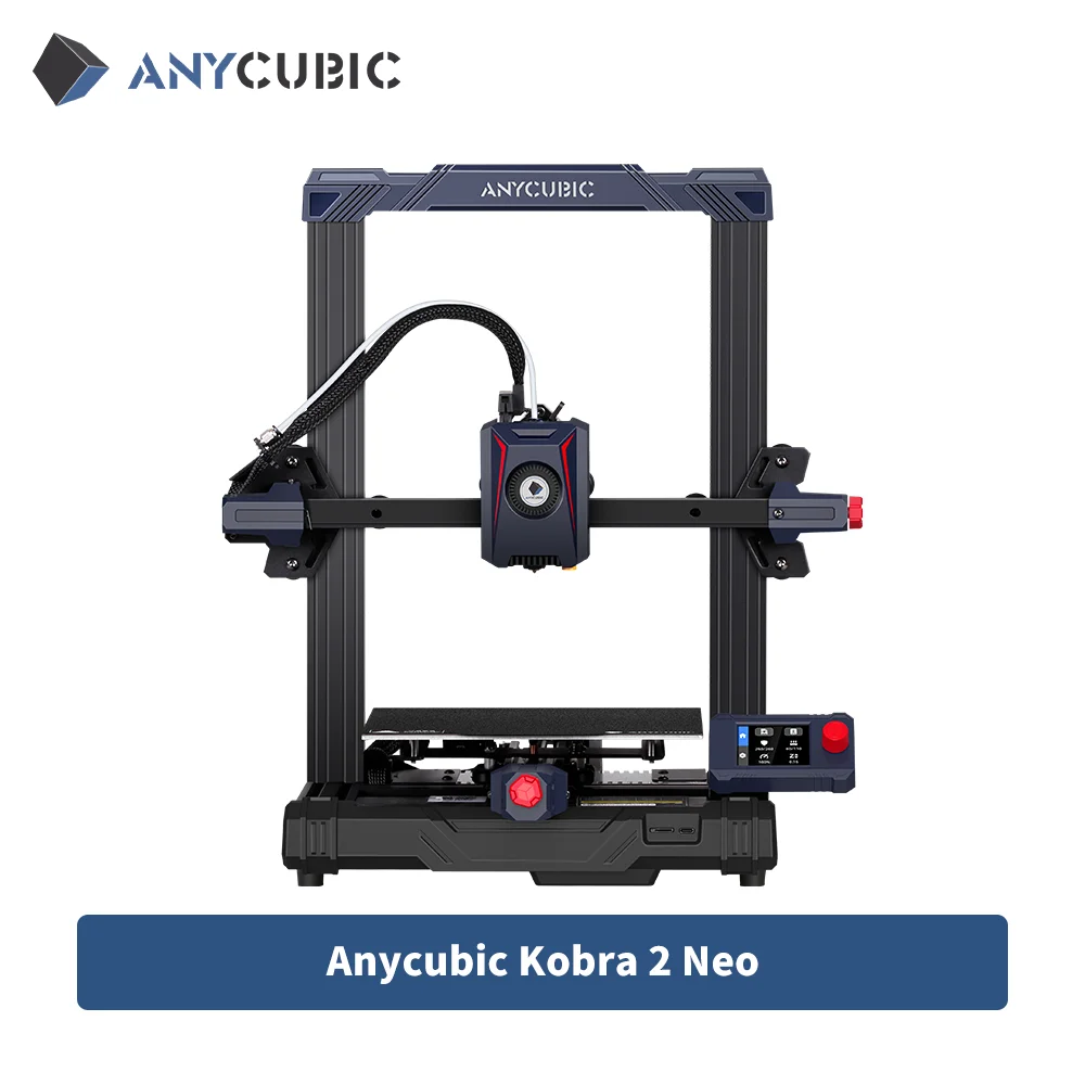 FDM 250*220*220mm Printing Size 25 Points Auto-leveling 3D Printer ANYCUBIC KOBRA 2 NEO