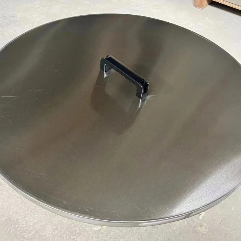 

Thickened stainless steel large pot head water tank head semicircular lid