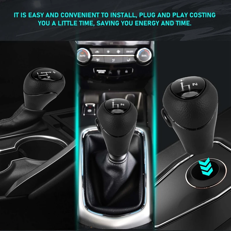 Auto Parts Leather Automatic Gear Shift Knob Lever Shifter For Mercedes Benz Smart Fortwo Roadster 450 451 Brabus Fortwo