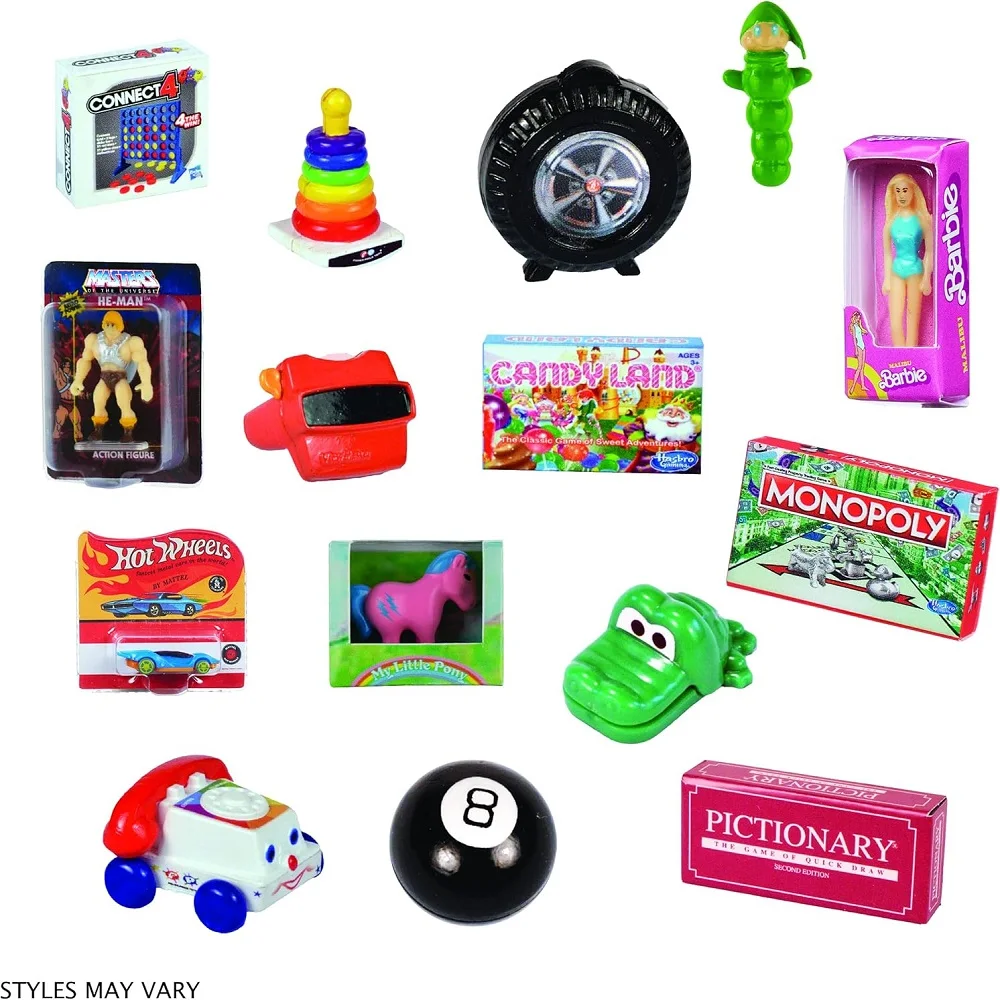 World's Smallest Micro Toy Box Series 1 Mini Collectible 10 Pack, Multi,Miniature blind box