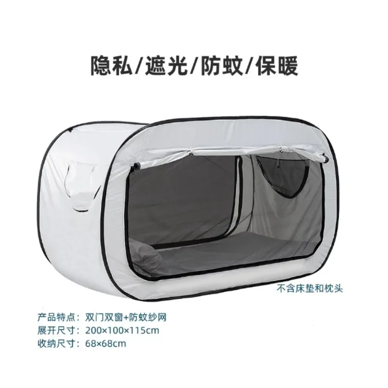 Pop Up Mosquito Tent for Indoor Floor Sleeping, Single Portable Foldable Net Canopy for Dorm Bed