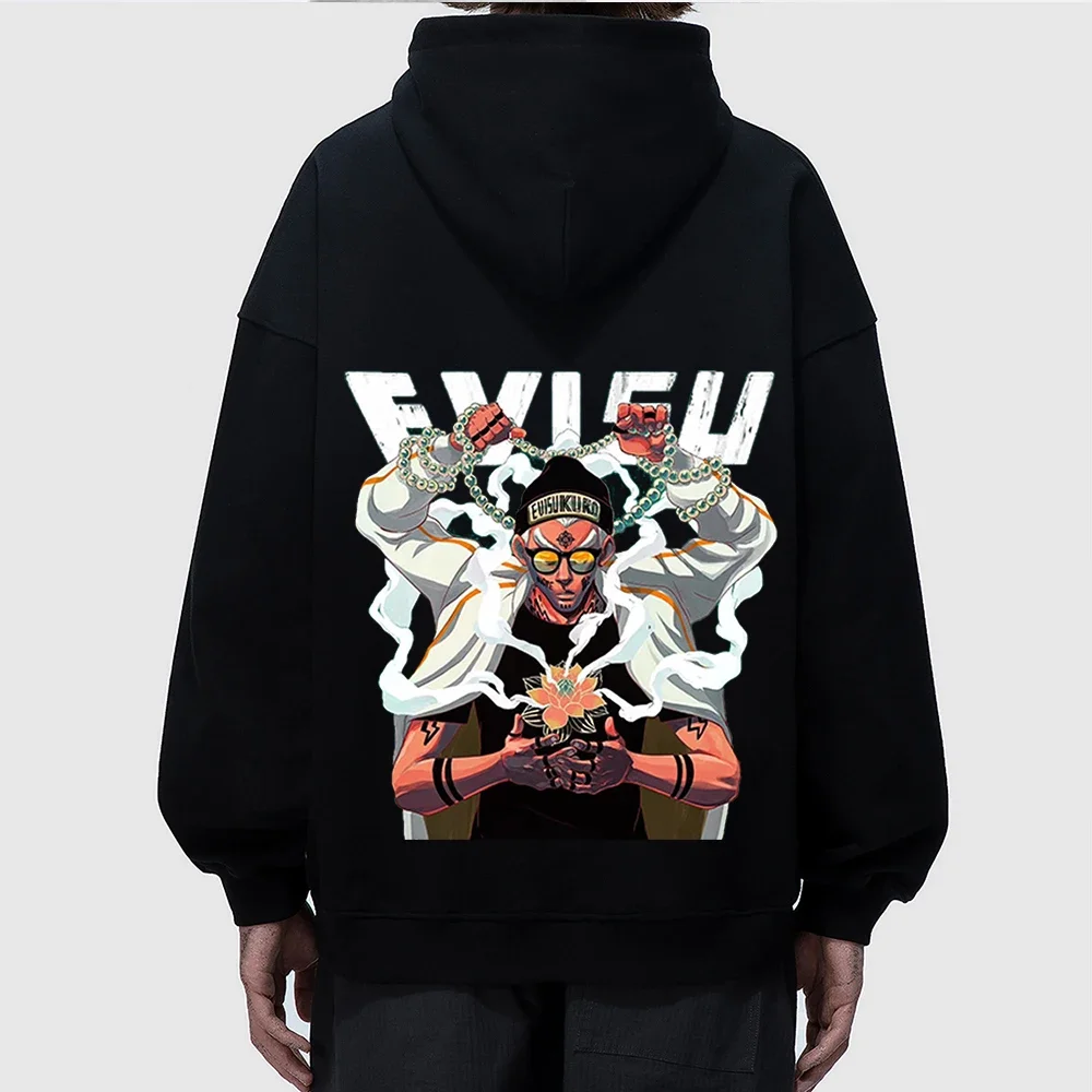 2024 Fashion hoodie evisu painting pattern hoodie series printing trend pure cotton hoodie large men and women couples hoodie