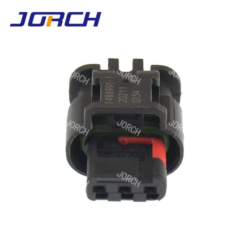 3 pin female socket automotive parking sensor connector 1488991-1