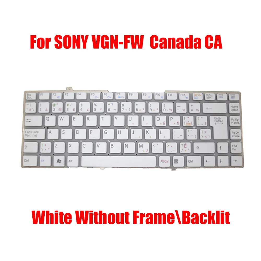 Teclado de laptop US RU para SONY VGN-FW VGN FW 148084182   81- 31105002 -57 148084142 148084162 148084721 148084172   AR CA KR TW Novo