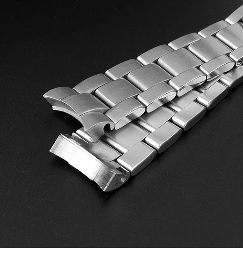 21mm 20mm  wrist bracelet Stainless teel watchband For Rolex Daytona Oyster Perpetual Submariner for Seiko NH35 Watch Strap view 4