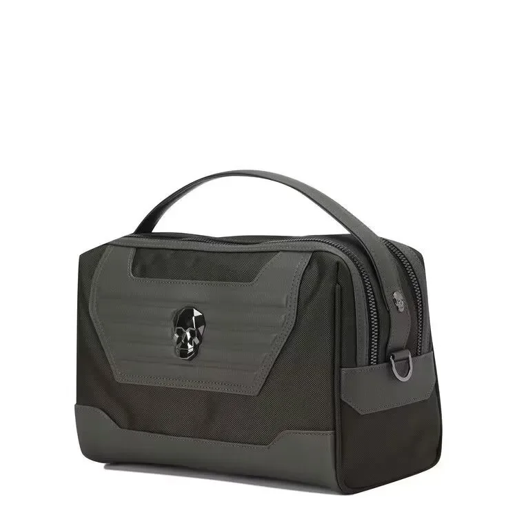 

golf bag women golf wear men Golf handbag skull cosmetic storage bag double-layer imported fabric sliding handle Golf pouch bag