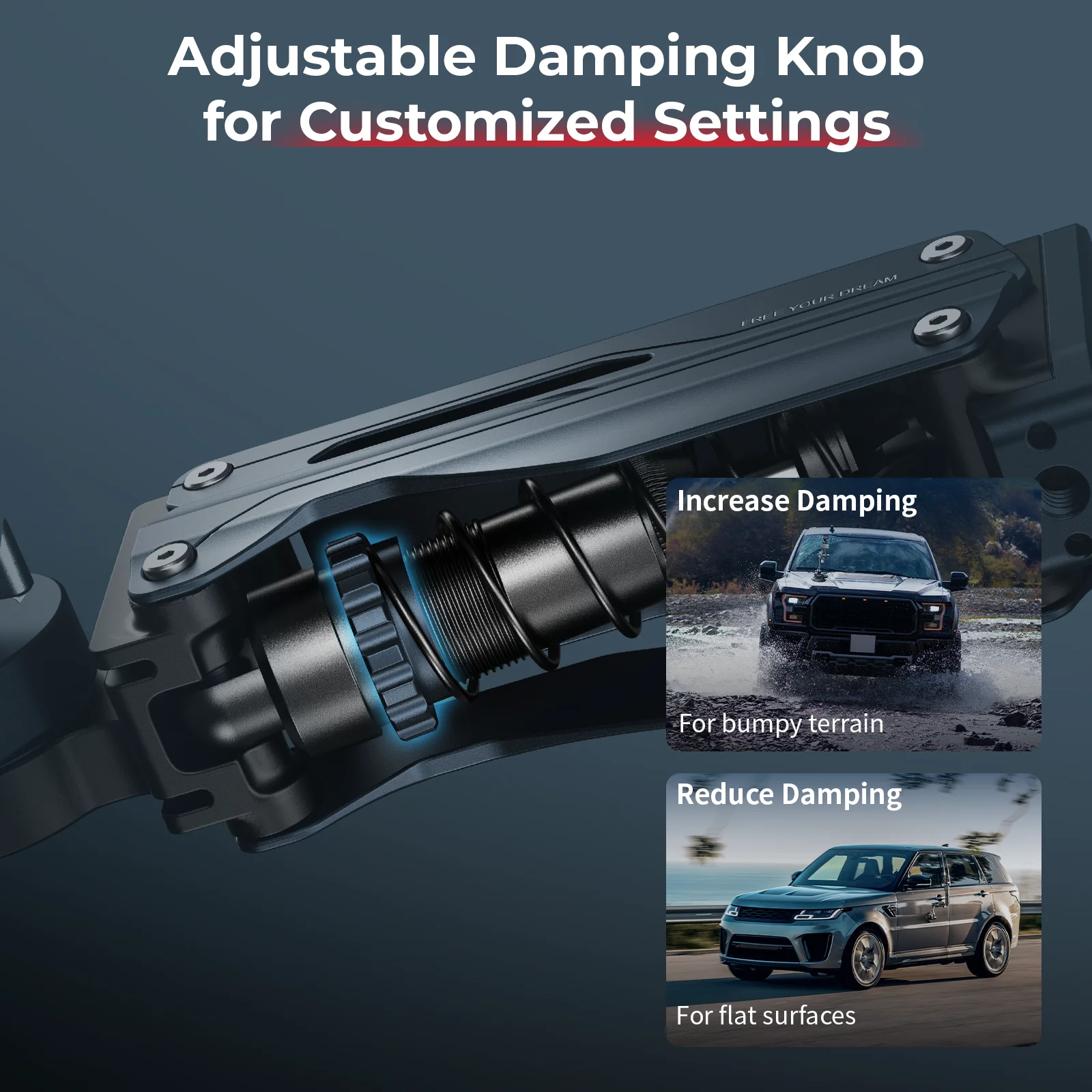 Smallrig mini braço amortecedor ventosa a vácuo de 4 polegadas, para dji osmo pocket 3/para gopro hero13/para insta360 x4-5123