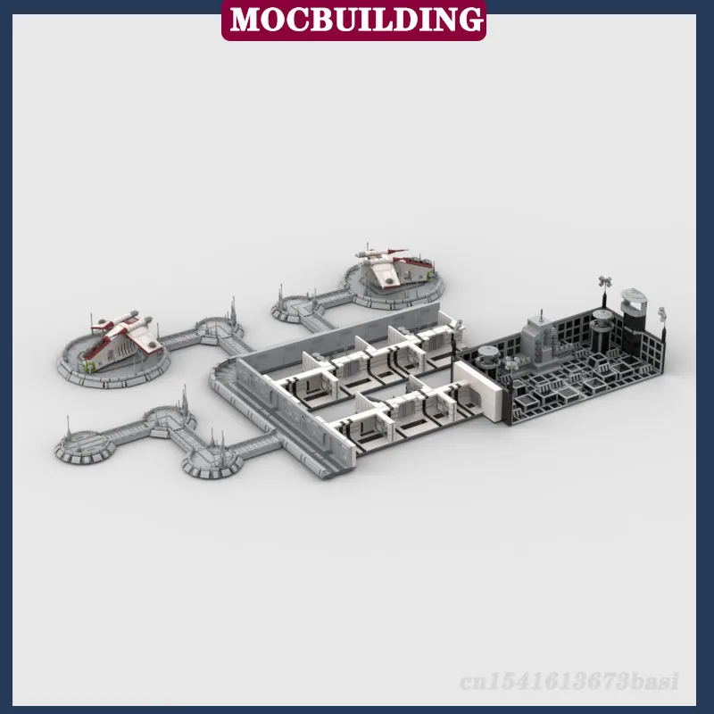 MOC Space Wars Bad Batch Building Model Building Block Assembly  Movie Collection Series Toy Gift DIY