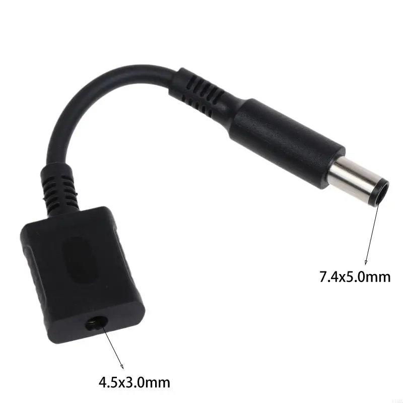 41QA for DC Power Adapter Converter 4.5 x 3mm Female to 7.4 x 5.0mm Male for Laptop