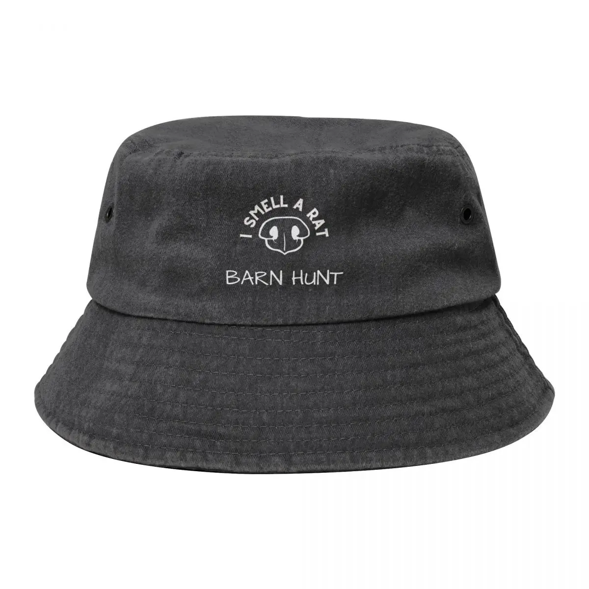 

Barn Hunt - I smell a Rat Bucket Hat Anime New Hat Caps For Women Men's