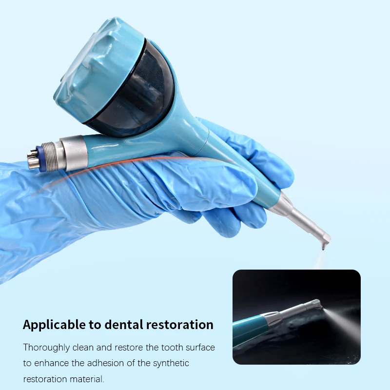 JUMTOP Dental Air Polisher Alumina Sandblasting Intra-oral Tooth Cleaner Anti Back Flow Teeth Polishing Sandblasting Machine