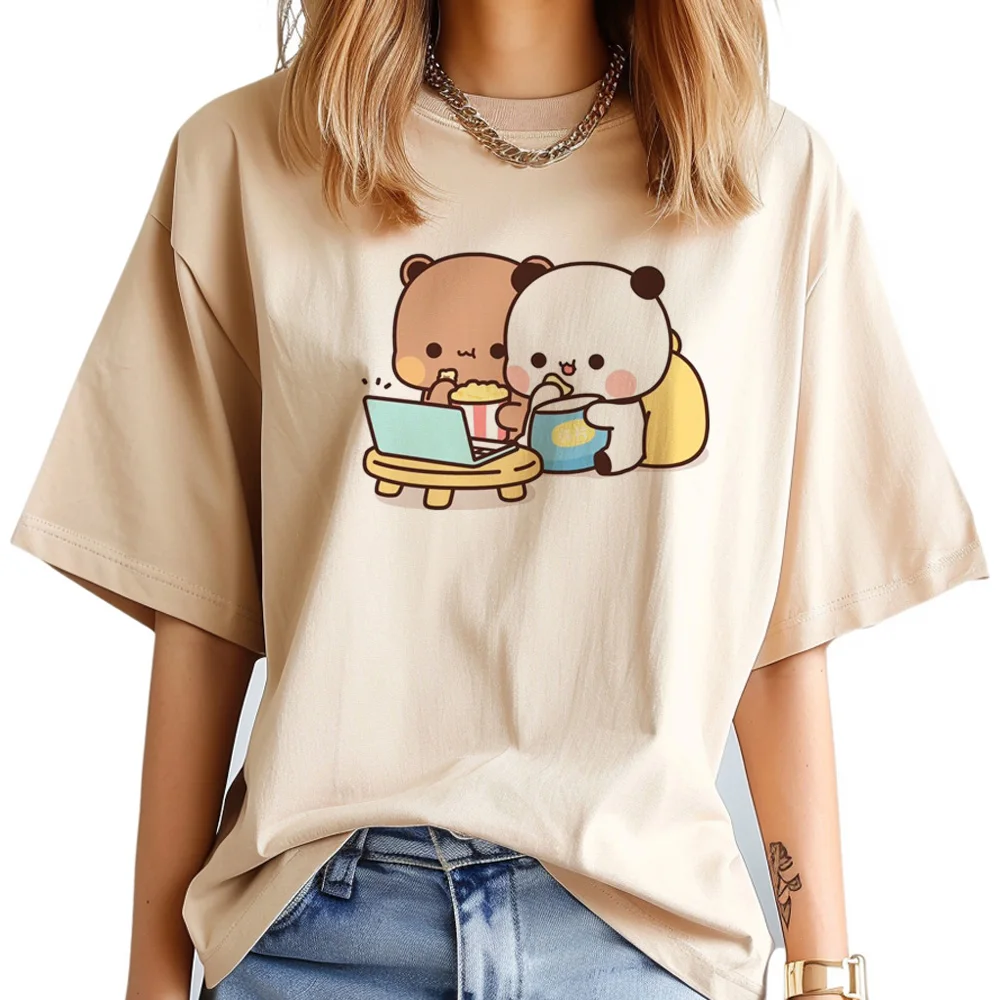 Bubu And Dudu t shirt women anime tshirt girl y2k Japanese clothes