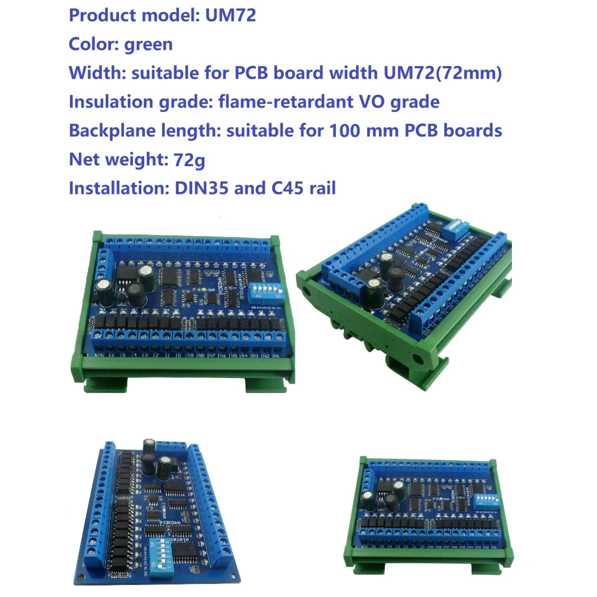 

N4D3E16 DC 7-25V 16CH RS485 Input Output Port Remote Control Switch PLC IO expansion Board DIN35 Modbus RTU Module