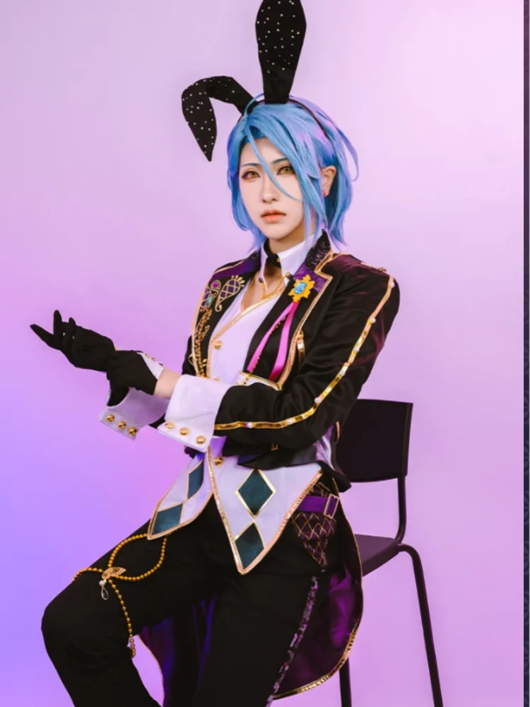 Himeru-Costumes de Cosplay Imbibés pour Hommes et Femmes, Ensemble Stars, Hakaze, Kaoru Anime, Vêtements de Jeu, ixd'Halloween, Beau, Nouveau