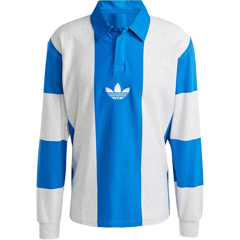 قميص بولو رياضي بأكمام طويلة للرجال من Adidas Official Authentic Originals IM4584