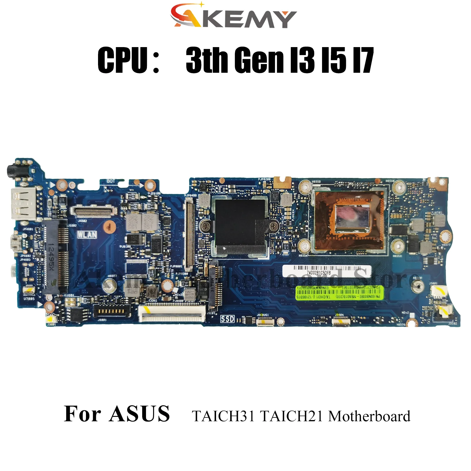 

TAICHI31 Материнская плата для ноутбука ASUS ZenBook TAICH21 TAICHI TAICH31 Материнская плата для ноутбука с процессором 100% тестирование ОК быстрая доставка stk