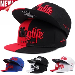 Moda Fastball czapka Thuglife haft hiphopowa czapka z daszkiem czapka typu snapback dla dorosłych na zewnątrz regulowana codzienna osłona przeciwsłoneczna kowbojski kapelusz