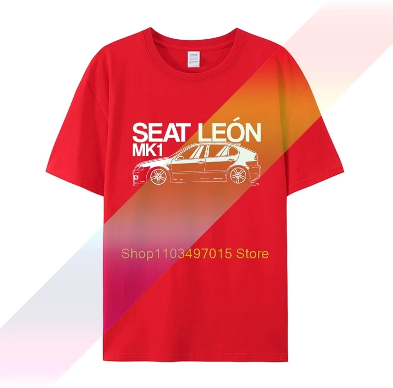 2019 Fashion Summer T-shirt  Seat Leon Mk1 T-shirt Casual Short Sleeve