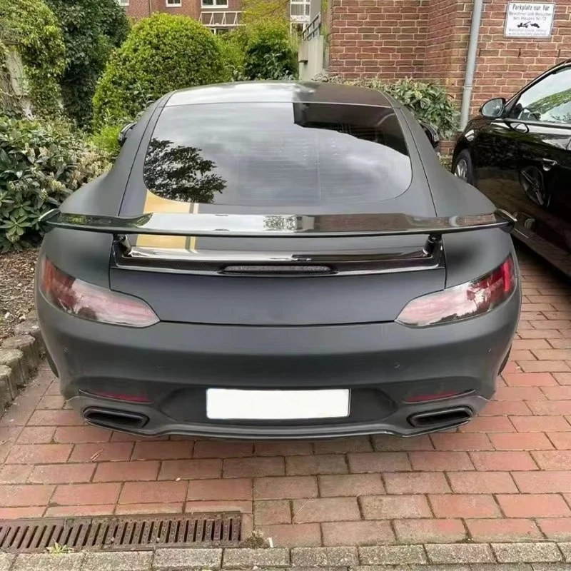 

Carbon Fiber Spoiler Tail Wing With Light for AMG GT Style Car Accessories