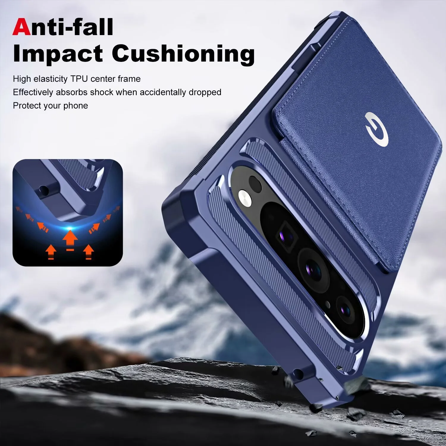 High-end lederen flip-vouw portemonnee telefoonhoesje voor Google Pixel 10 9 Pro XL 10A 9A 8A 7A 8 7 met kaarthouder slot anti-drop cover