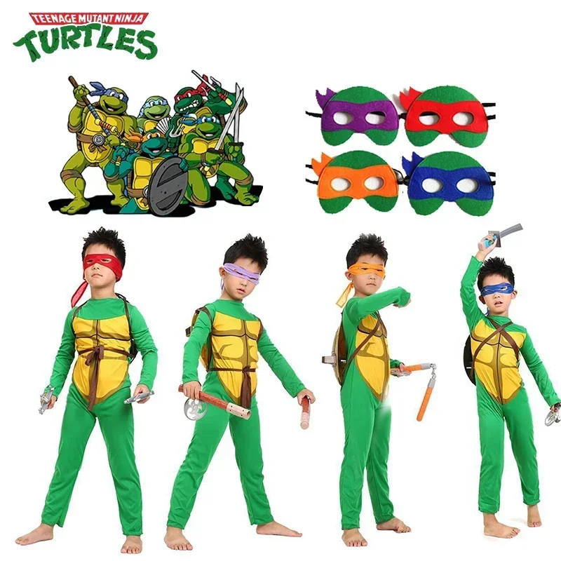 Костюм для косплея черепашек-ниндзя, милая аниме маскарадная одежда для представлений с вищами, женский подарок на Хэллоуин
