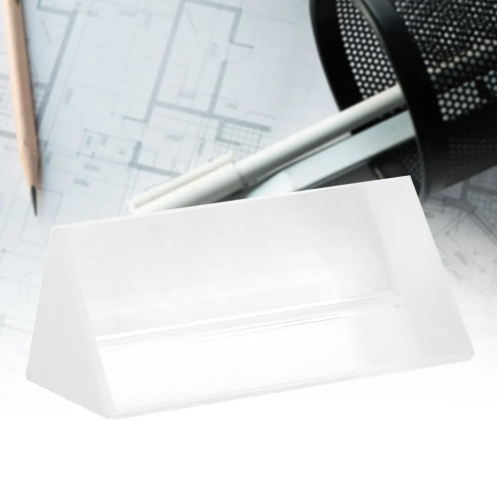 30*30*60mm Triangular Prism  Optical Glass Triangular Prism For Teaching Light Spectrum  Triangular Prism Triangular Prism