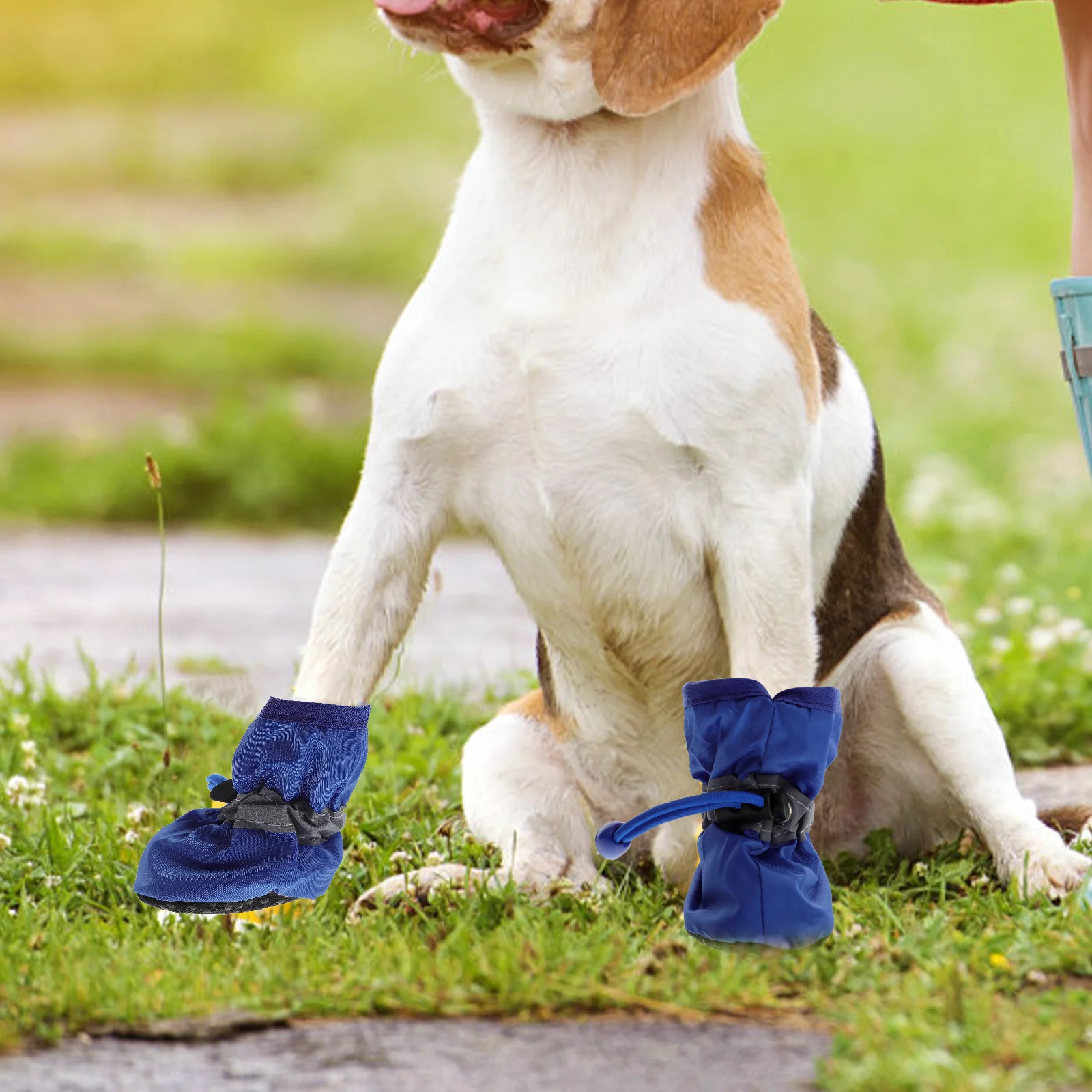 

3Sets Pet Dog Rain Boots Thickened Waterproof Rain Shoes Non-Slip Outdoor Protective Dog Footwear Set Pet Shoes