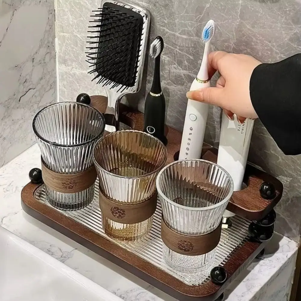 

Save Space Functional Toothbrush Storage Rack Vintage Circular Arc Vintage Storage Rack Storage Petite Wooden Storage Shelf