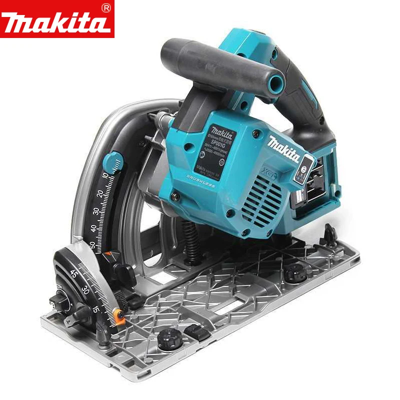 Makita SP001G Rail Electric Circular Saw 40V Rechargeable Brushless High Power Wood Cutting Machine 165mm Original Power Tools