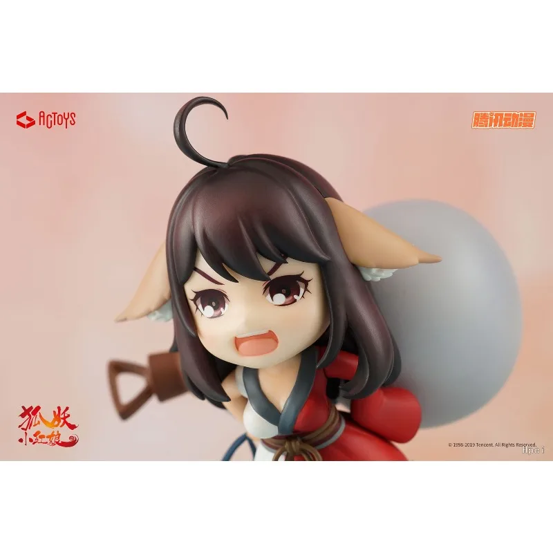 ACTOYS Original Fox Demon Little Red Mother Series Box Egg - Tushan Honghong Q-Version Humanoid Toy Handmade Model Ornament Gift