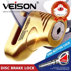 VEISON Motorcycle Lock Anti Theft Disc Brake Lock Alloy Theft Protection Brake Motorcycle Accessories Waterproof Disc Locks